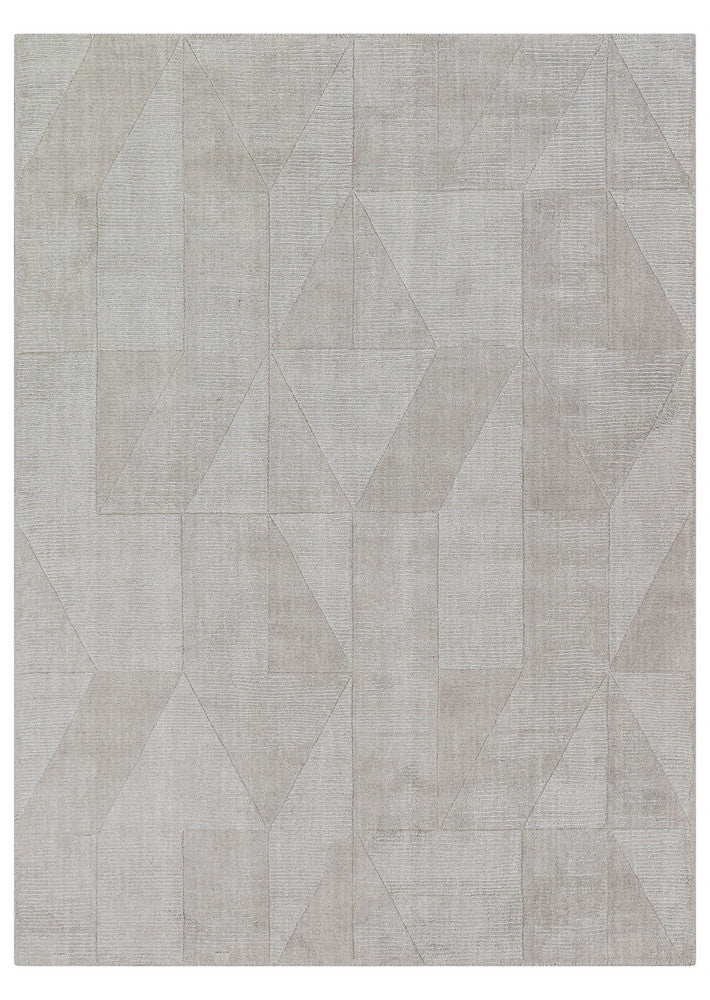 Dakota Fuzzy Briliant Grey Rug