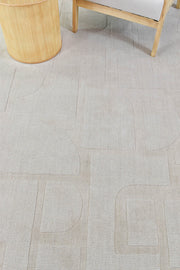 Dakota Fuzzy Crush Beige Rug