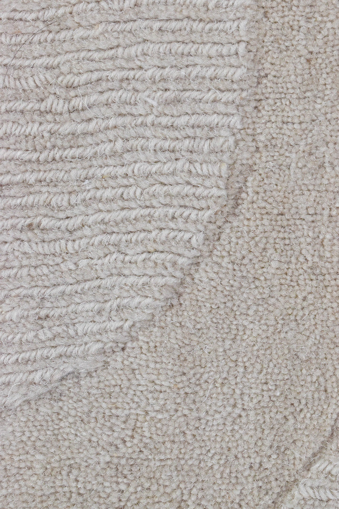 Dakota Fuzzy Crush Beige Rug