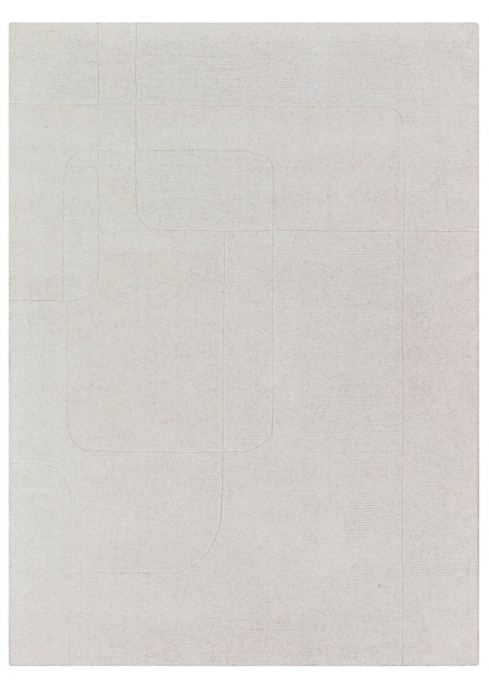 Dakota Fuzzy Flash Ivory Rug