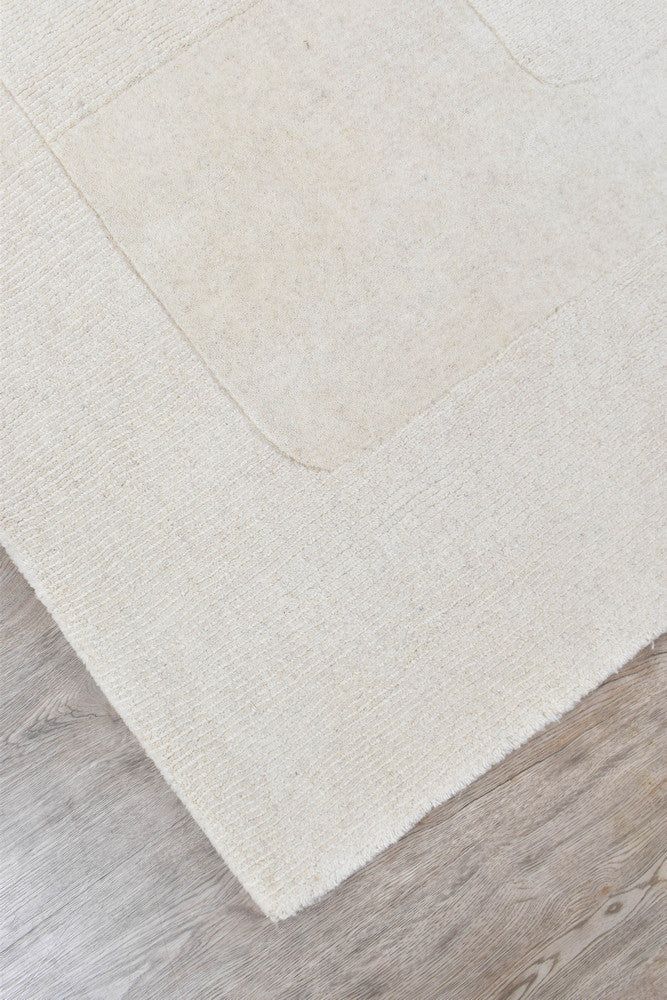 Dakota Fuzzy Flash Ivory Rug