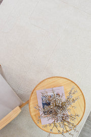 Dakota Fuzzy Flash Ivory Rug