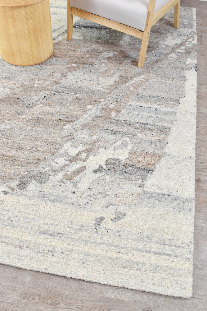 Dakota Hickory beige brown Rug