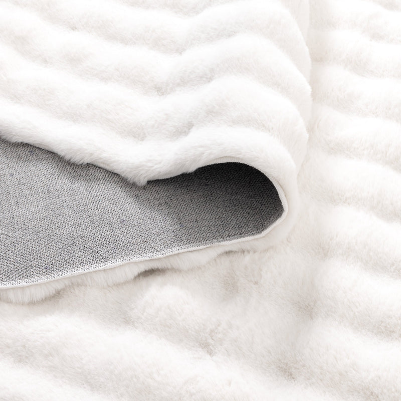 Clarity Washable White Rug