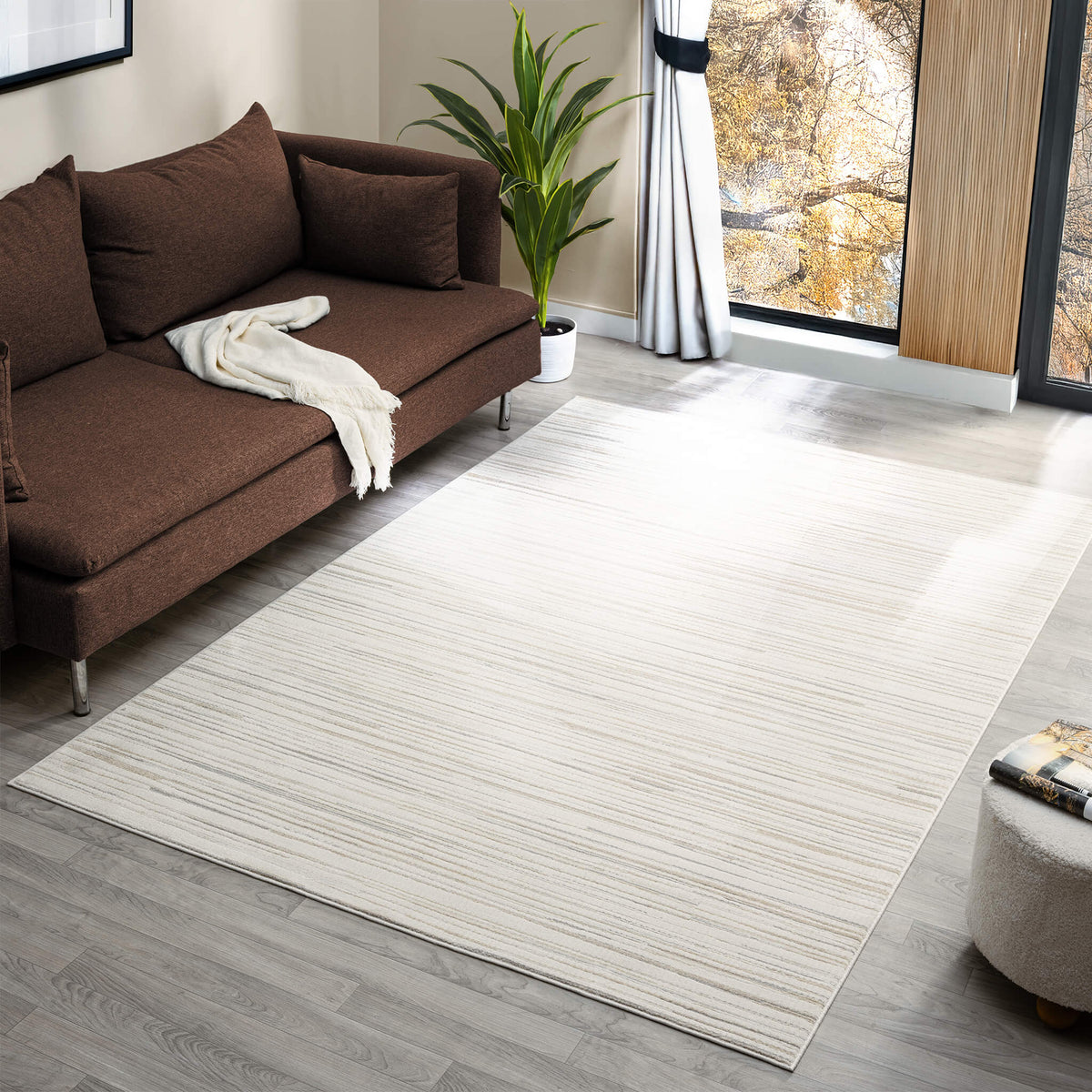 Dense Rugs Soft Polyester ultra-modern Rectangle Rug Contemporary dense Pile shed ...