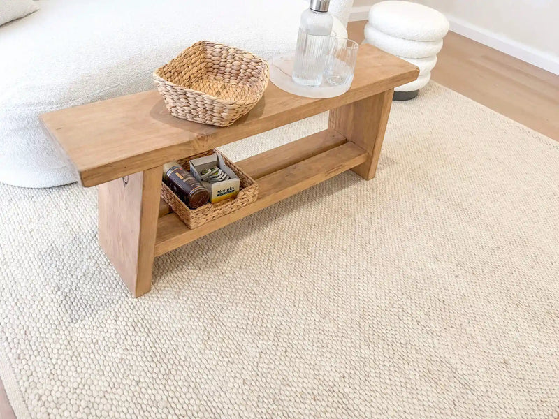Vibe Texture Wool Beige Rug