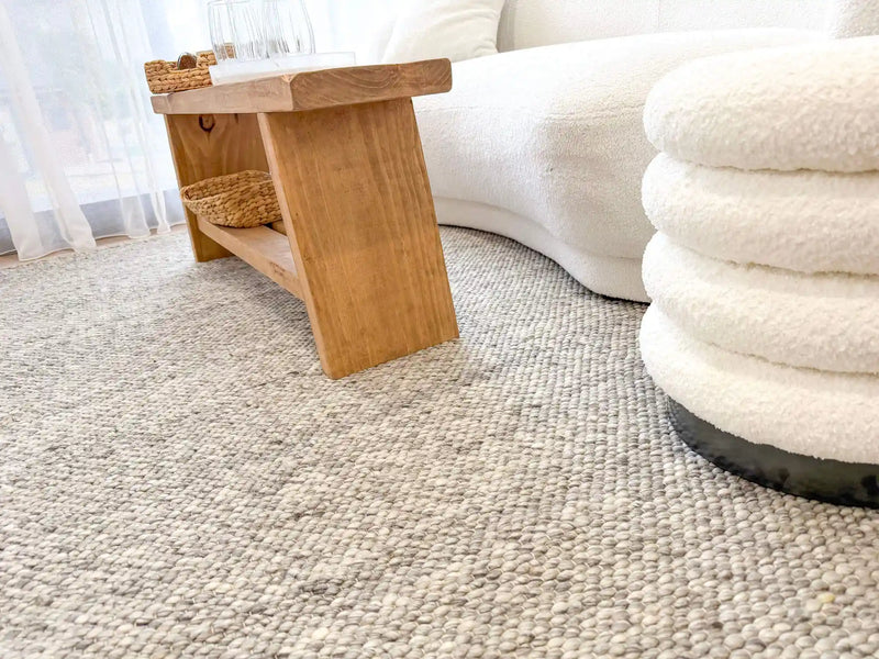 Vibe Texture Wool Grey Rug
