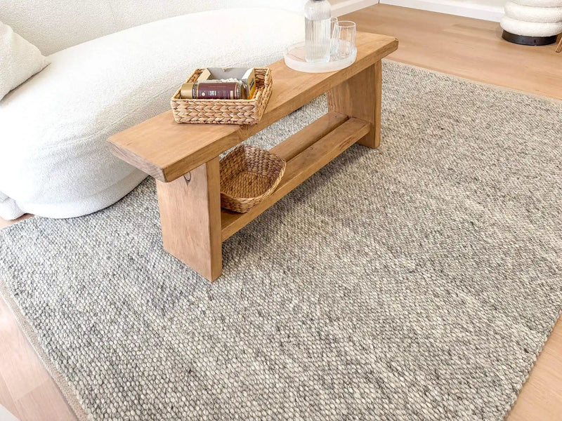 Vibe Texture Wool Grey Rug