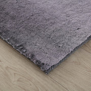 Plush Faux Fur Grey Rug