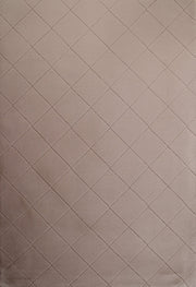 Plush Faux Fur Diamond Beige Rug