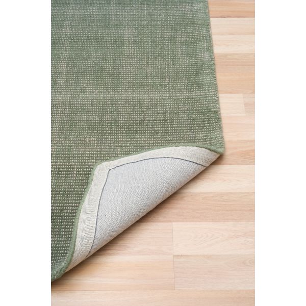 Amaya Green Wool Rug