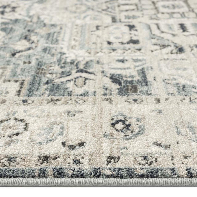 Augustine Acolyte Light Blue Runner Rug