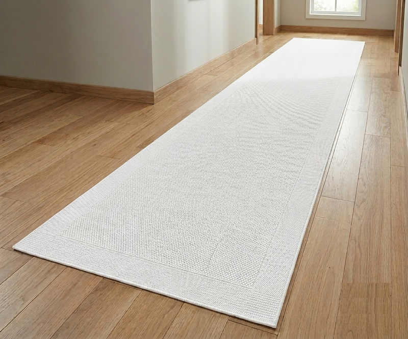 Outdoor Living Sisal White Runner Rug