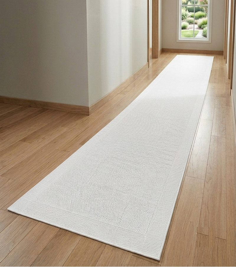 Outdoor Living Sisal White Runner Rug