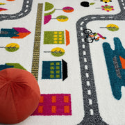 Kidszone Road Cream Rug