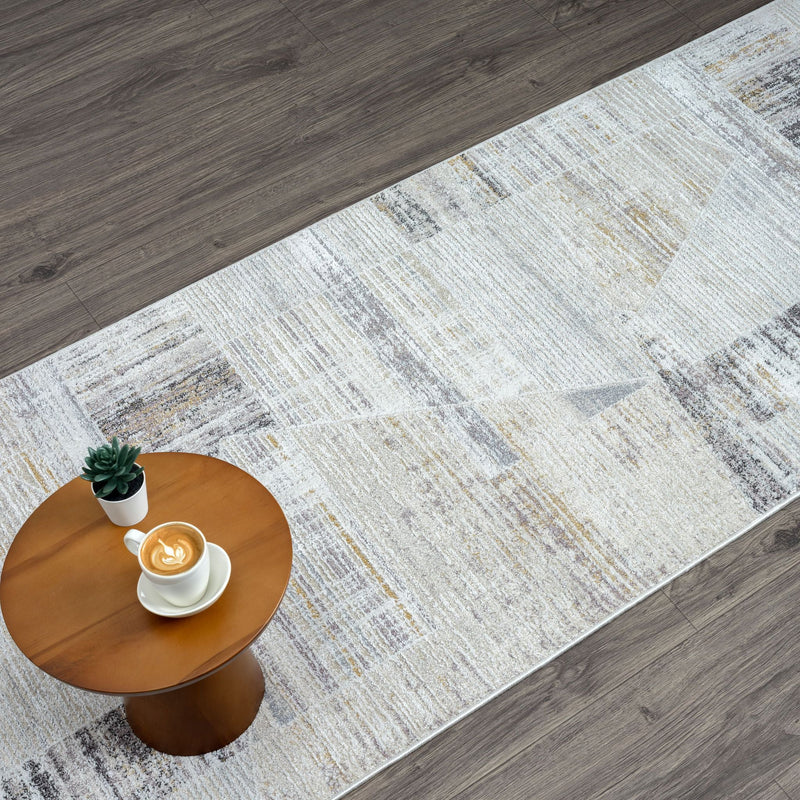 Feast Peony Slate Runner Rug