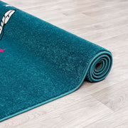 Kidszone Elephant Blue Rug