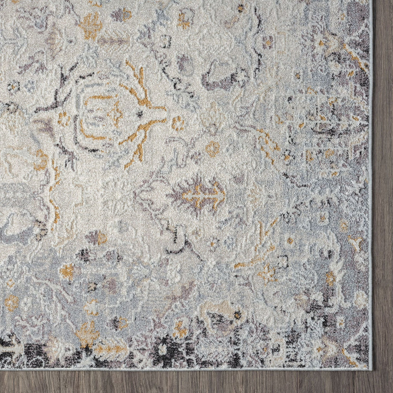 Feast Jasmine Silver Runner Rug