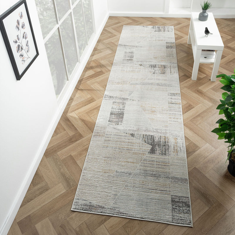 Feast Peony Slate Runner Rug