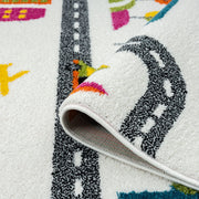 Kidszone Road Cream Rug
