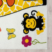 Kidszone Giraffe Cream Rug