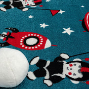 Kidszone Space Blue Rug