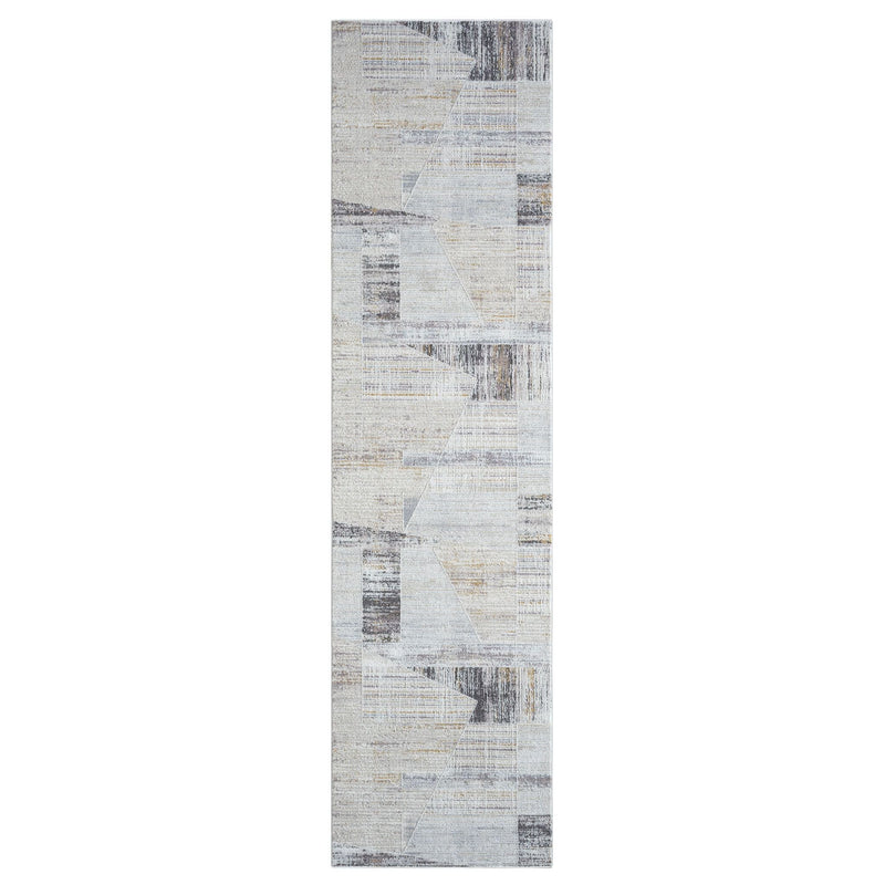 Feast Peony Slate Runner Rug