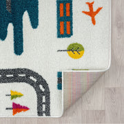Kidszone Road Cream Rug