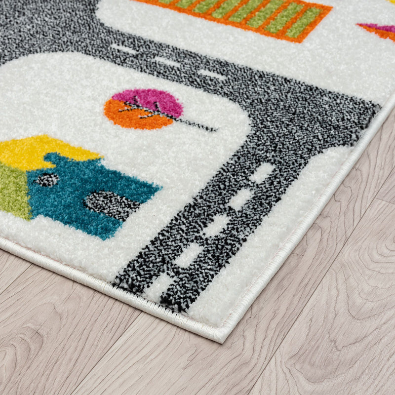 Kidszone Road Cream Rug