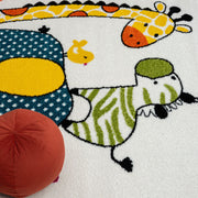 Kidszone Giraffe Cream Rug