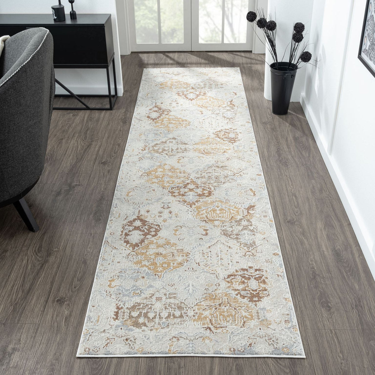 Muted Rug soft, muted colour Runner Rugs palette to effortlessly complement a ...