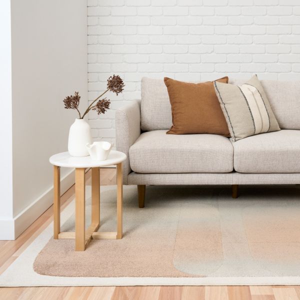 Power Artisan Rust Blue Rug