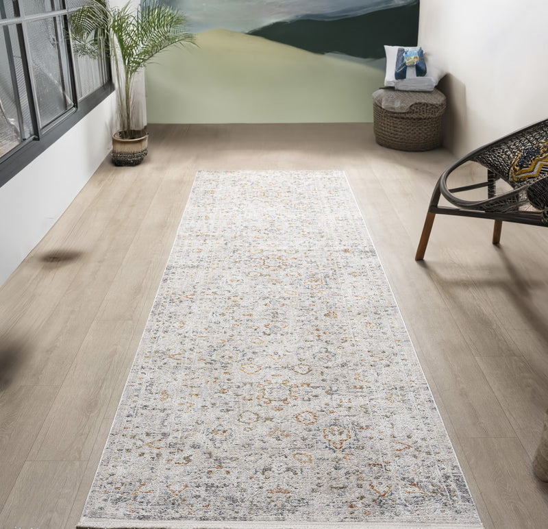 Nobel Gallant Ivory Runner Rug