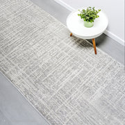 Mother Earth Linen Grey Runner Rug