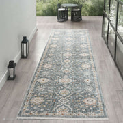 Nobel Upright Denim Runner Rug