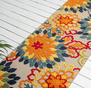 Fascination Leafage Multi Runner Rug