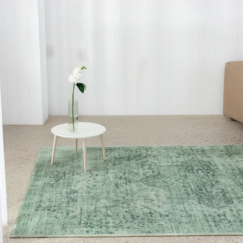 Brilliant Green Rug