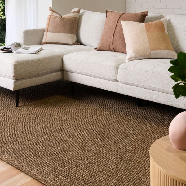 Lumina Indoor Outdoor Brown Rug
