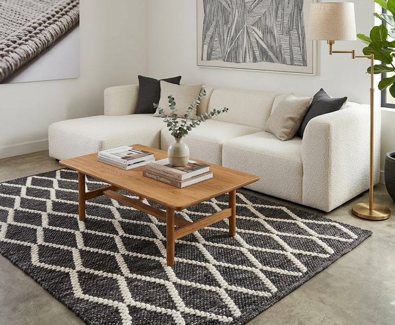 Treasure Chocolate Wool Rug