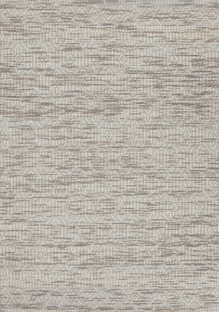 Wamberal Geometric Beige Wool Rug