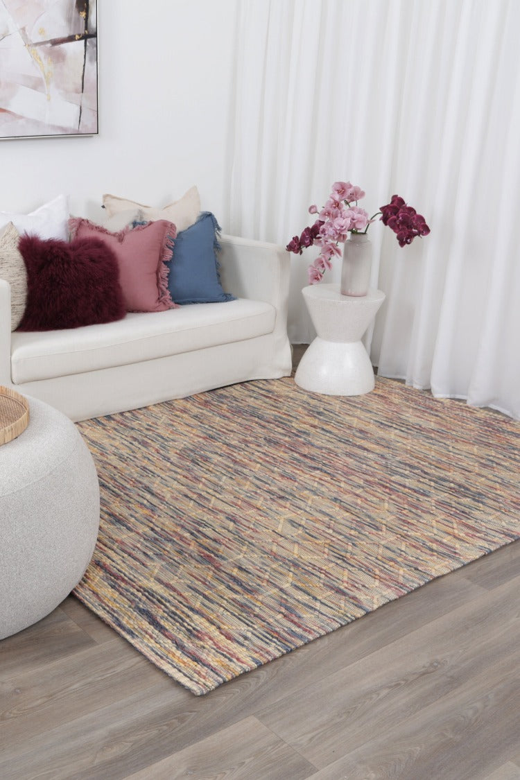 Wamberal Latice Multi Wool Rug