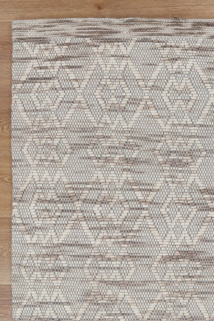 Wamberal Diamond Beige Wool Rug