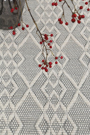 Wamberal Diamond Grey Wool Rug