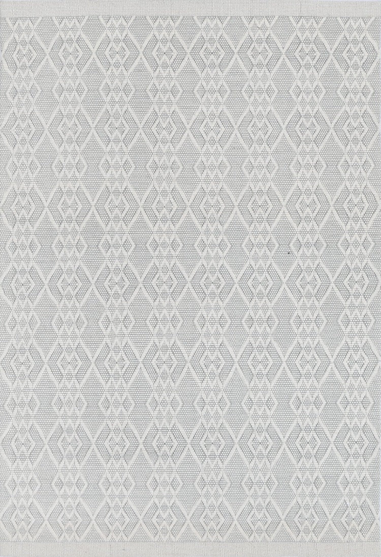 Wamberal Diamond Grey Wool Rug