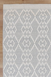 Wamberal Diamond Grey Wool Rug