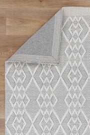 Wamberal Diamond Grey Wool Rug
