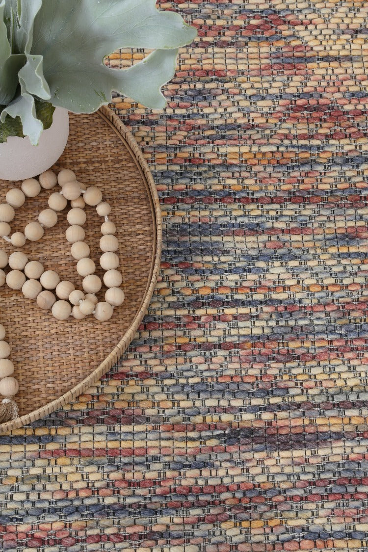 Wamberal Chevron Multi Wool Rug