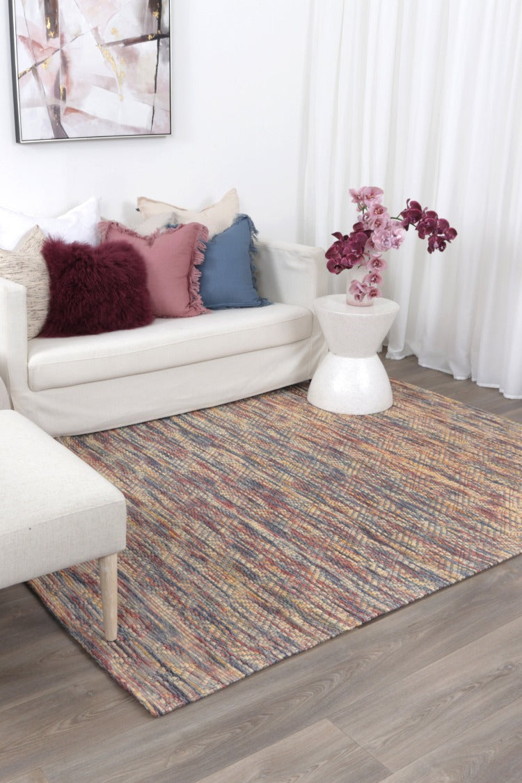 Wamberal Chevron Multi Wool Rug
