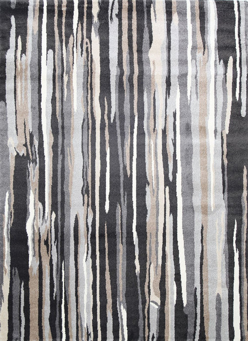 Morisot Vertical Stripes Dark Brown