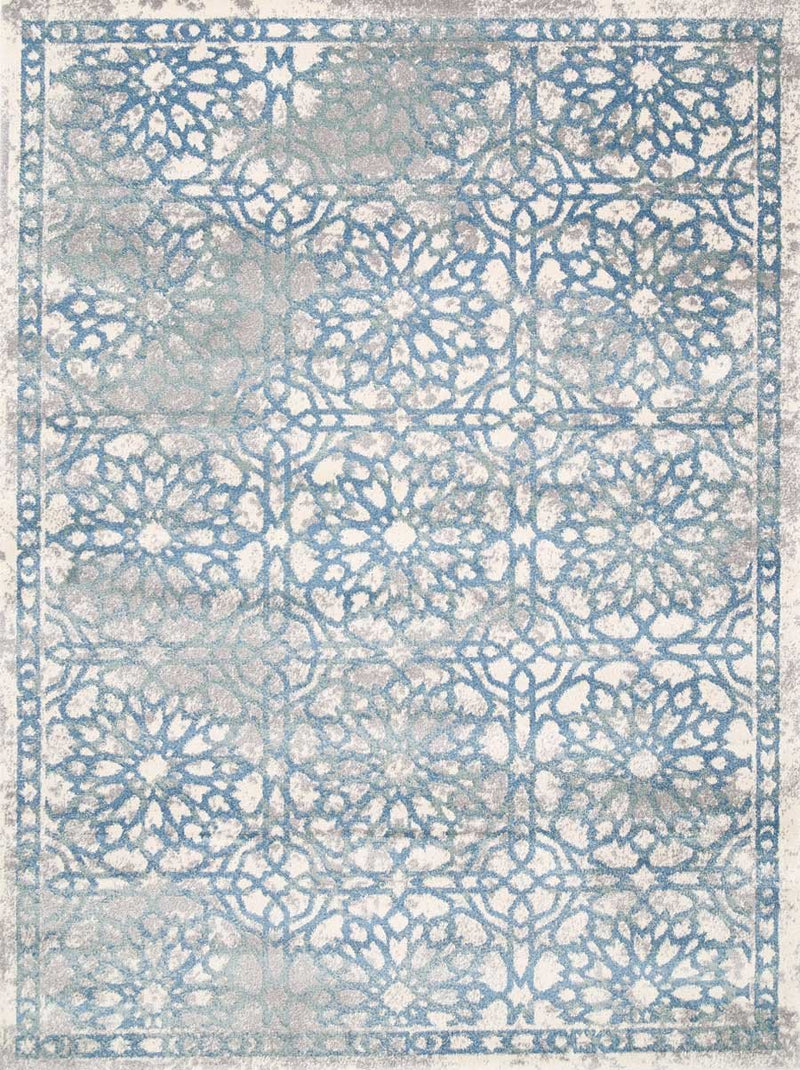 Morisot Blue Demask Rug